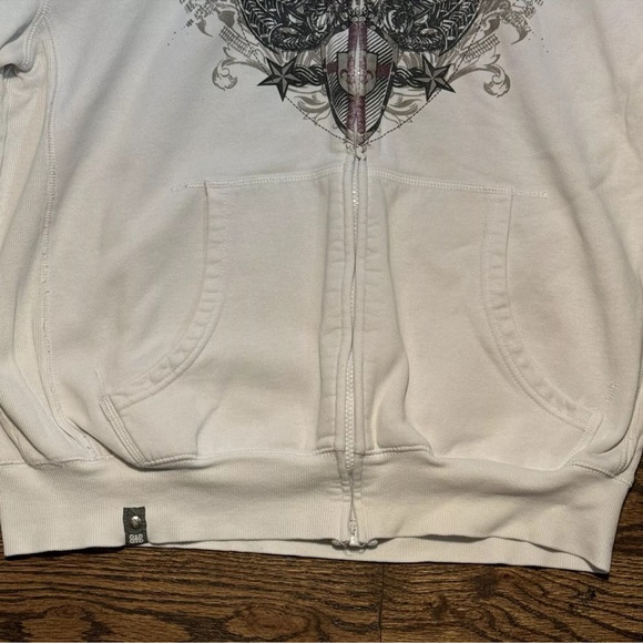 LL Cool J Hoodie Mens M Y2K Hip Hop Streetwear Sweatshirt Skater Zip Urban - Picture 6 of 13